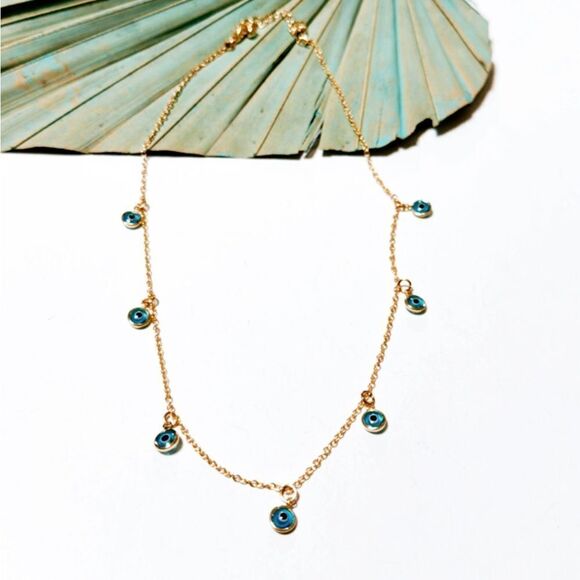 Anthropologie Jewelry - Evil eye necklace S630
